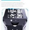 Lovingcool New Design Open Style Gaming Chassis Tempered Glass Micro ATX Mini ITX Computer RGB Casing Desktop PC Case with Fan