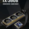 Jonsbo TX-360 Screen Display Integrated Water Cooling 360mm Radiator ARGB AIO Water Cooler Intel LGA1200 115X 1700 1851 AM5 AM4