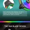 Aigo AR12 120mm PC Gamer Computer Case Fan RGB 12v Heatsink Aura Sync Cooler Argb Silent Controller Kit Fan Cooling Ventilador