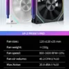 UPSIREN UF-2 PRISM 5 PRO 12CM ARGB Large Air Volume Computer Chassis Fan Regular version/Reversed version Dual mode selection