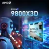 AMD Ryzen 7 9800X3D New 8-Core 16-Thread 4.7GHz R7 9800X3D DDR5 Socket AM5 4NM L3=96M Processor 120W No Fan
