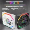 ICE Whale WX-3 Wireless Splicing Fan ARGB Air-Cooled Cooling Accessories 1600RPM 12CM Chassis Fan
