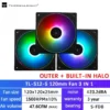 Thermalright TL-C12C 3 in 1 120mm Cooling Fan 5V ARGB gamer Adjust Speed Cooler argb Adjustable computer Case Fan ventilador