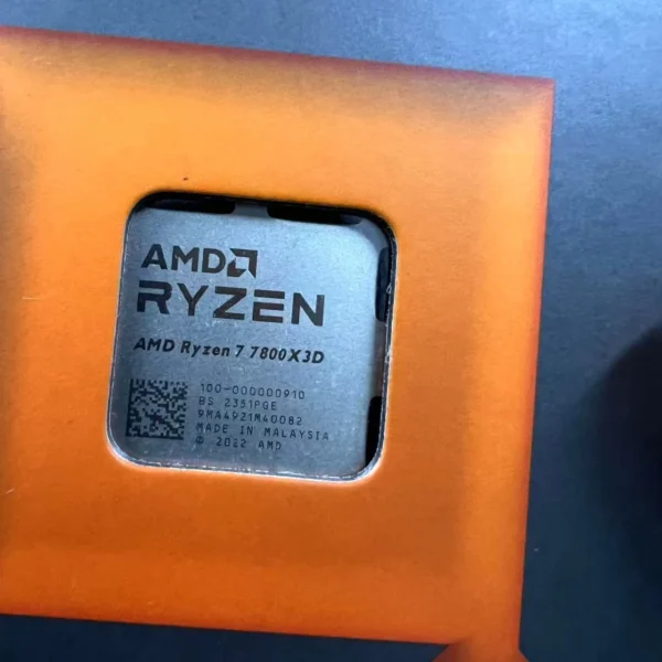 Original brand new AMD Ryzen7 7800X3D processor in the original box, Socket AM5 desktop computer CPU processor.