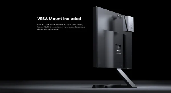 CHUWI UBox Mini PC AMD Ryzen 5 6600H 16GB DDR5 512GB SSD Windows 11 Pro 4K 240Hz Decording WiFi 6 BT 5.3 Extend M.2 1T*2  650g