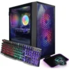 Popular.Prebuilt Gaming PC Desktop, AMD Radeon RX 550 4G GDDR5, Core I5 3.3Ghz up to 3.7Ghz, 16G Ram, WiFi, BT 5.0, RGB Mo