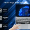 15.6" Windows 11 Laptop Computer Intel Core i9 9900 16GB RAM 1TB SSD Laptops Office Computer PC Fingerprint Unlock Notebook