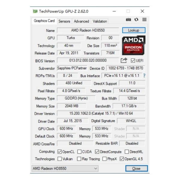 SOYO Graphics Cards Radeon AMD HD8550 2G GDDR3 Memory Video Gaming Card GPU Desktop Computer Components AMD NWE