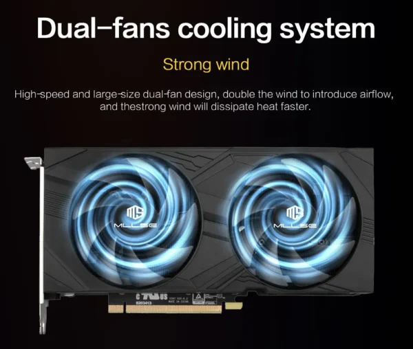 MLLSE RTX 3060Ti 8GB Graphics Card GDDR6 256Bit PCI Express 4.0 ×16 8Pin NVIDIA GPU Rtx 3060Ti Gaming Video Card Placa De Video