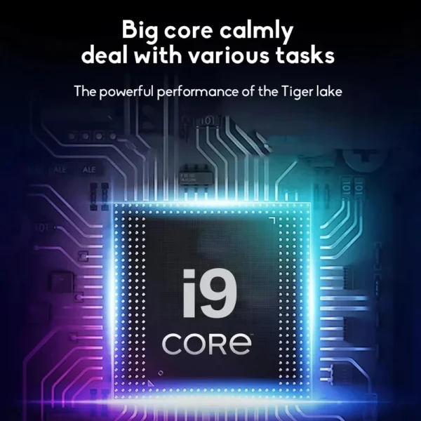 ACEKAMAS 14.1" intel Core i9-10980HK laptop 16GB RAM 1/2TB SSD Portable laptops Windows 11 Pro Office Gaming Notebook computer