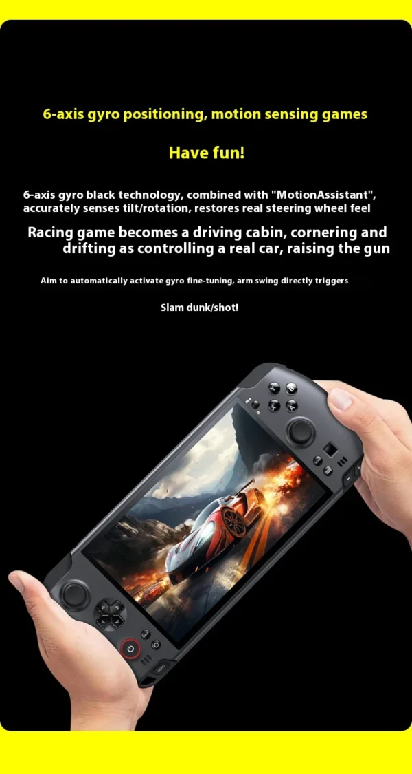 New GPD Win5 7" 120Hz 1080P LTPS Screen Handheld Gaming Console AMD395 M.2 2280 SSD Windows11 RGB Ergonomic Handheld Game Player