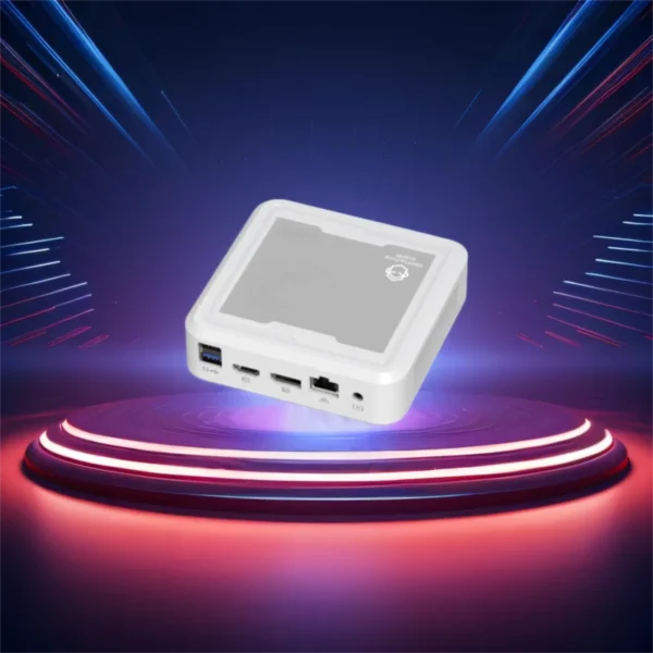 Gemachine Lighte AMD Ryzen7 2700U Mini PC 4C8T 22-38GHz DDR4 M2 2280 WiFi5 Win11 Desktop Gaming Computer