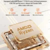 AMD Ryzen 7 7730U 5825U R5 7530U 5600U Gaming Mini PC 4K Triple Displays, Mini Computers Home Theater Office Business Education