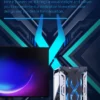 Lovingcool New Design Open Style Gaming Chassis Tempered Glass Micro ATX Mini ITX Computer RGB Casing Desktop PC Case with Fan
