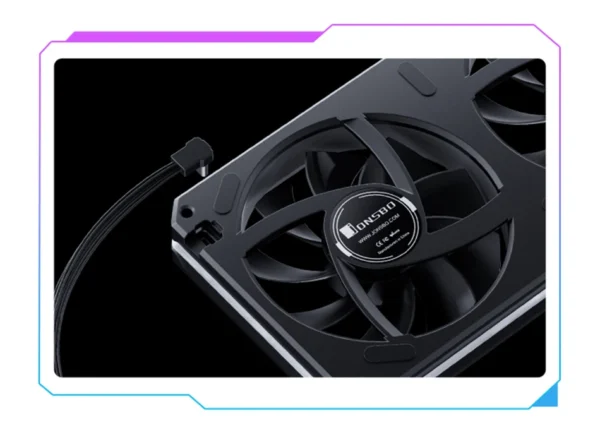 JONSBO XA-360/ XA-120 3-Pack 120mm Fan 5V/3Pin ARGB Three-Sided Mirror Integrated Cold Exhaust Cooling Fan for Desktop Computers